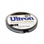 Леска ULTRON Fluorocarbon 0,22 мм, 4,1 кг, 25 м