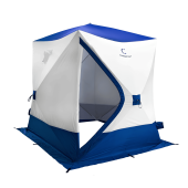 Палатка зимняя куб СЛЕДОПЫТ, 2,15х2,15 м, цвет синий PF-TW-37