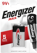 Батарейка Energizer Base/MAX Крона 6LR61/522 FSB1