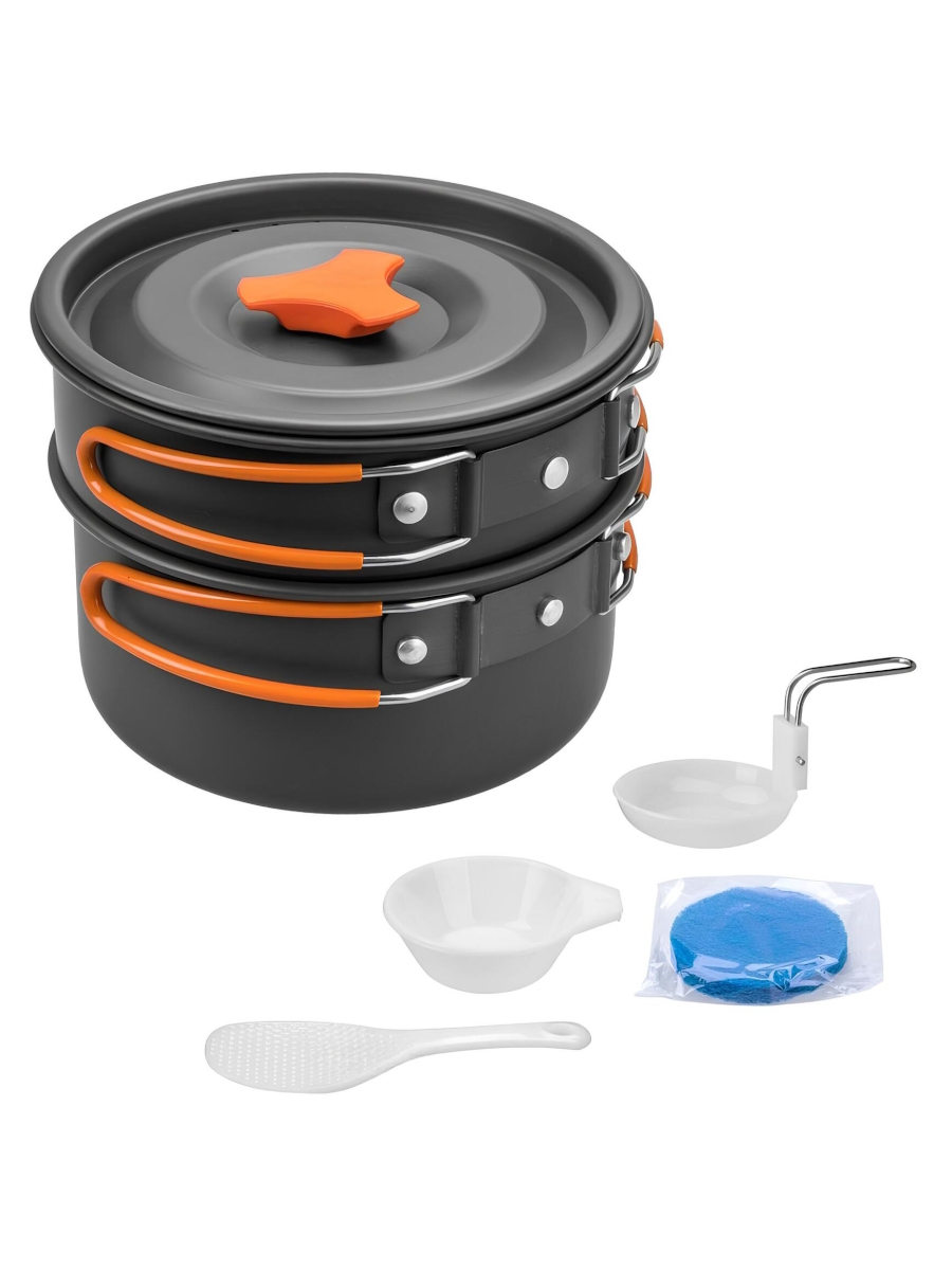 Набор посуды из анодир.алюминия CAMPSOR-420 