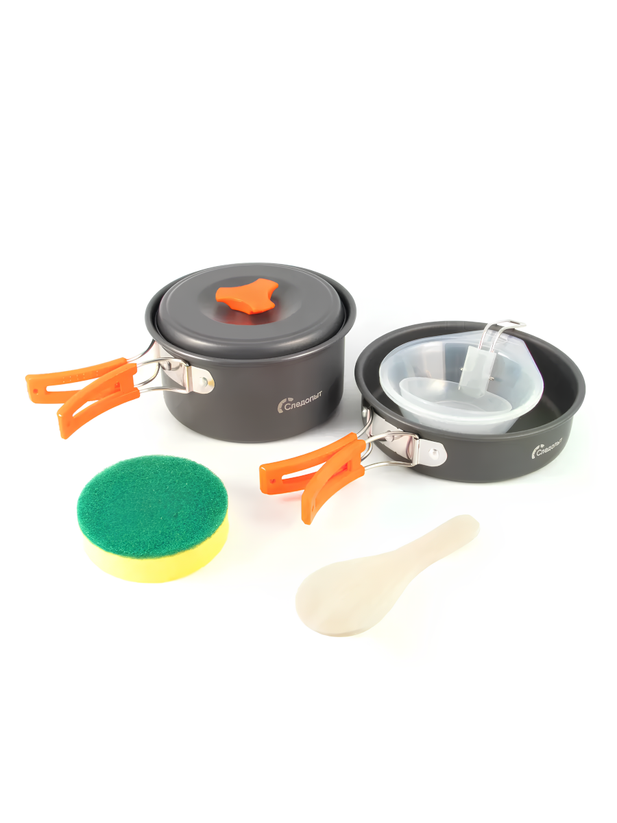 Набор кемпинговой посуды СЛЕДОПЫТ - Compact, на 2 персоны