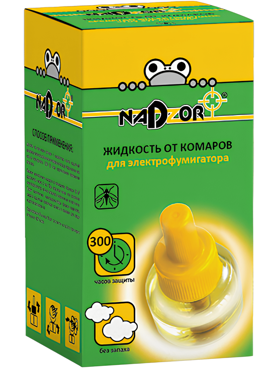 Жидкость от комаров без запаха Nadzor, 30 мл 