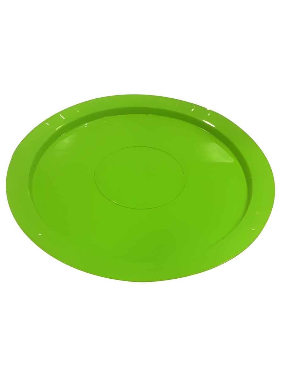 Блюдо сервировочное Bono d310x14мм цв.оливковая роща 