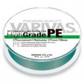 Шнур плетеный VARIVAS PE High Grade PE (Green) 150 m #0.6 9.3LB