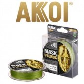 *Леска плетёная AKKOI Mask Plexus 125m (green) d 0,28mm