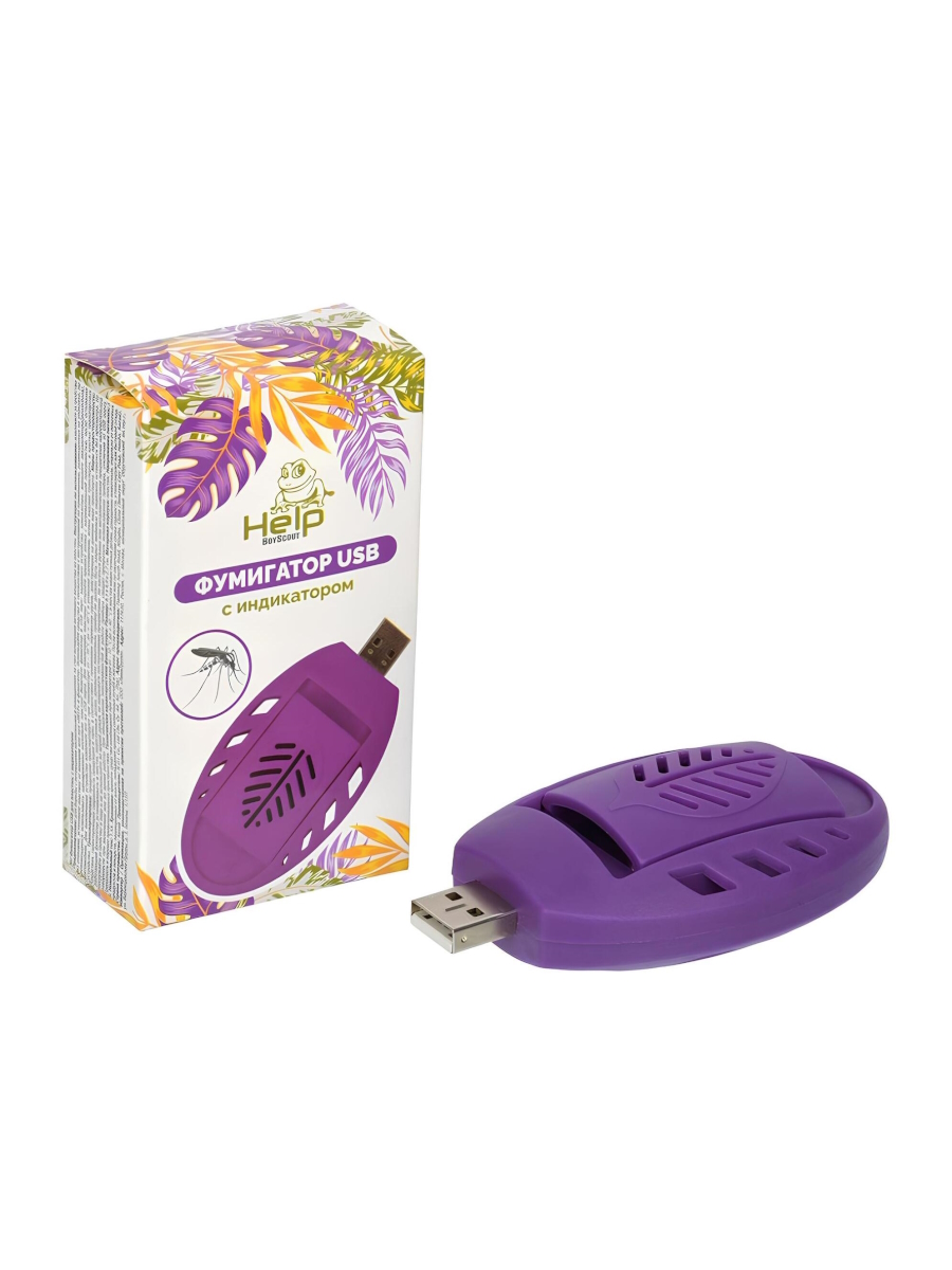 HELP Фумигатор USB для пластин, с индикатором 