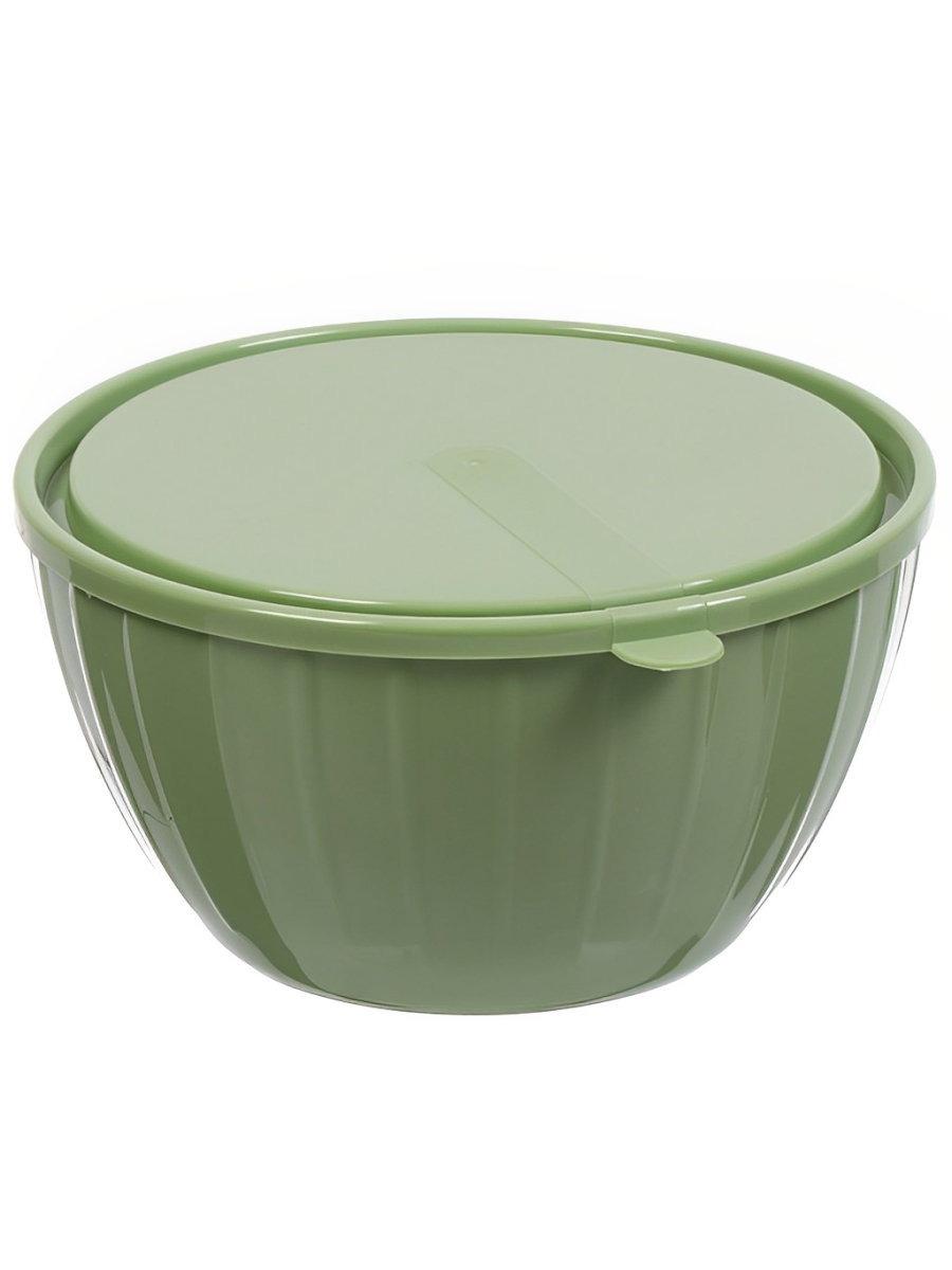 Салатник Sugar&Spice Vanilla с крышкой 1,7л фисташка 