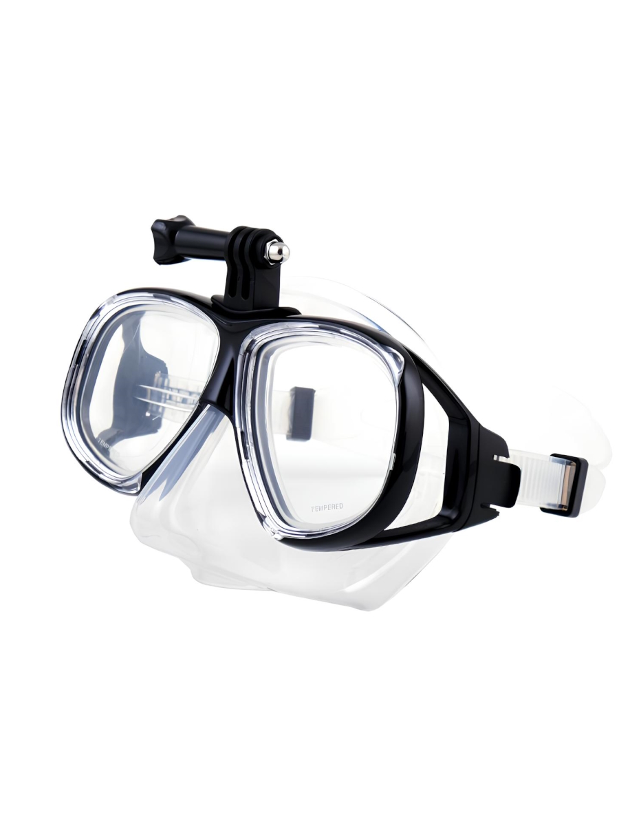Маска для ныряния с креплением для камеры Raffer RMD-004K 
