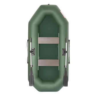 Лодка гребная Шкипер 260 зеленый