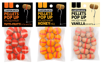 Пеллетс ''Карпомания'' плавающий (на резинке) 