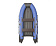 Лодка моторная килевая Лоцман 300 НДНД (синий/черный)