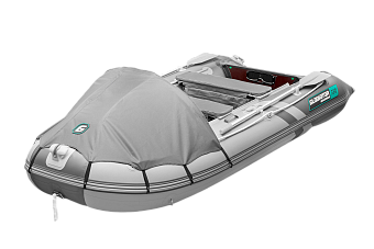 Надувная лодка GLADIATOR C330AL (светло-темносерый)