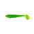 Силиконовая приманка BASS PRO Plump Ribtail 3,4'' Lime Chart
