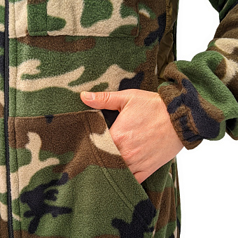 Куртка флисовая Милитари