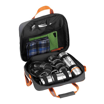 Набор для пикника Camping на 6 персон с термосом (HS-CG-T-6) Helios