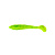 Силиконовая приманка BASS PRO Plump Ribtail 3,4'' Chertreuse Green