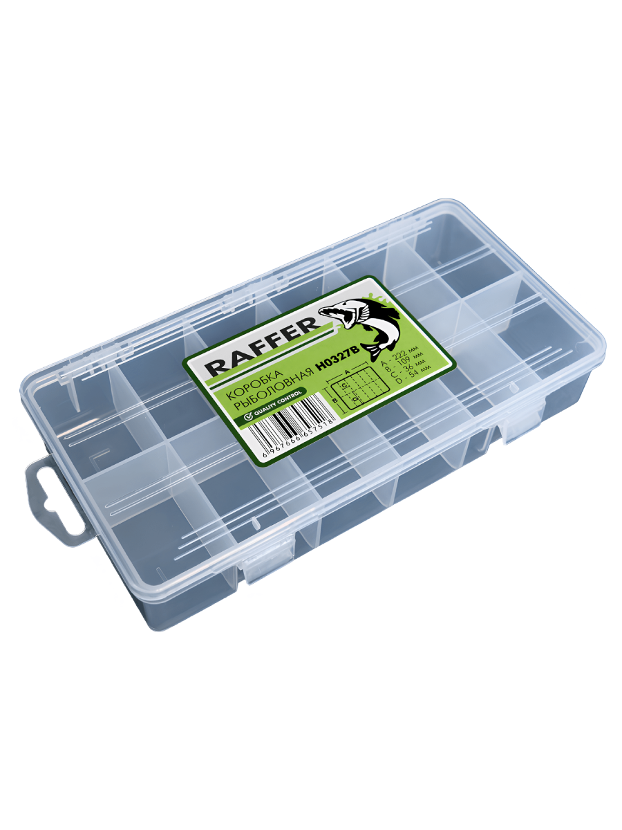 Коробка Raffer H0327 (222х109х40мм)