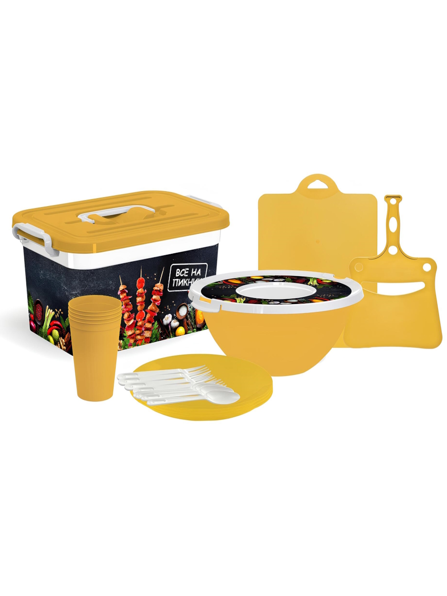 Набор для пикника ''ВСЕ НА ПИКНИК'' на 4 персон