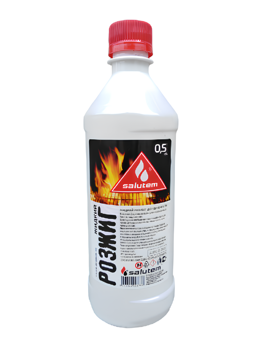 Жидкость для розжига 0,5л САЛЮТЕМ