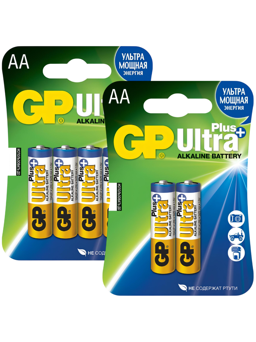Батарейка  GP Ultra Plus Alkaline AA