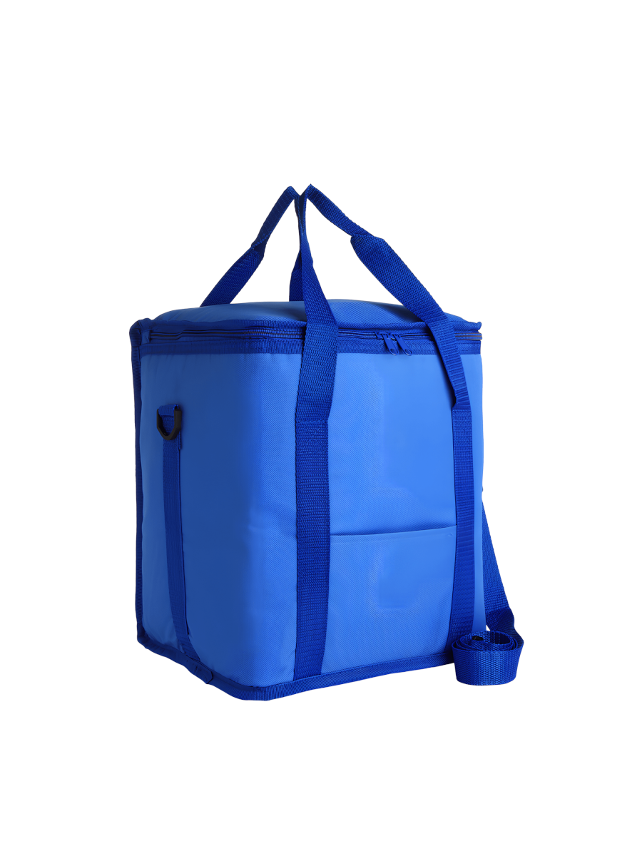 Термосумка на молнии, объём 22л синий