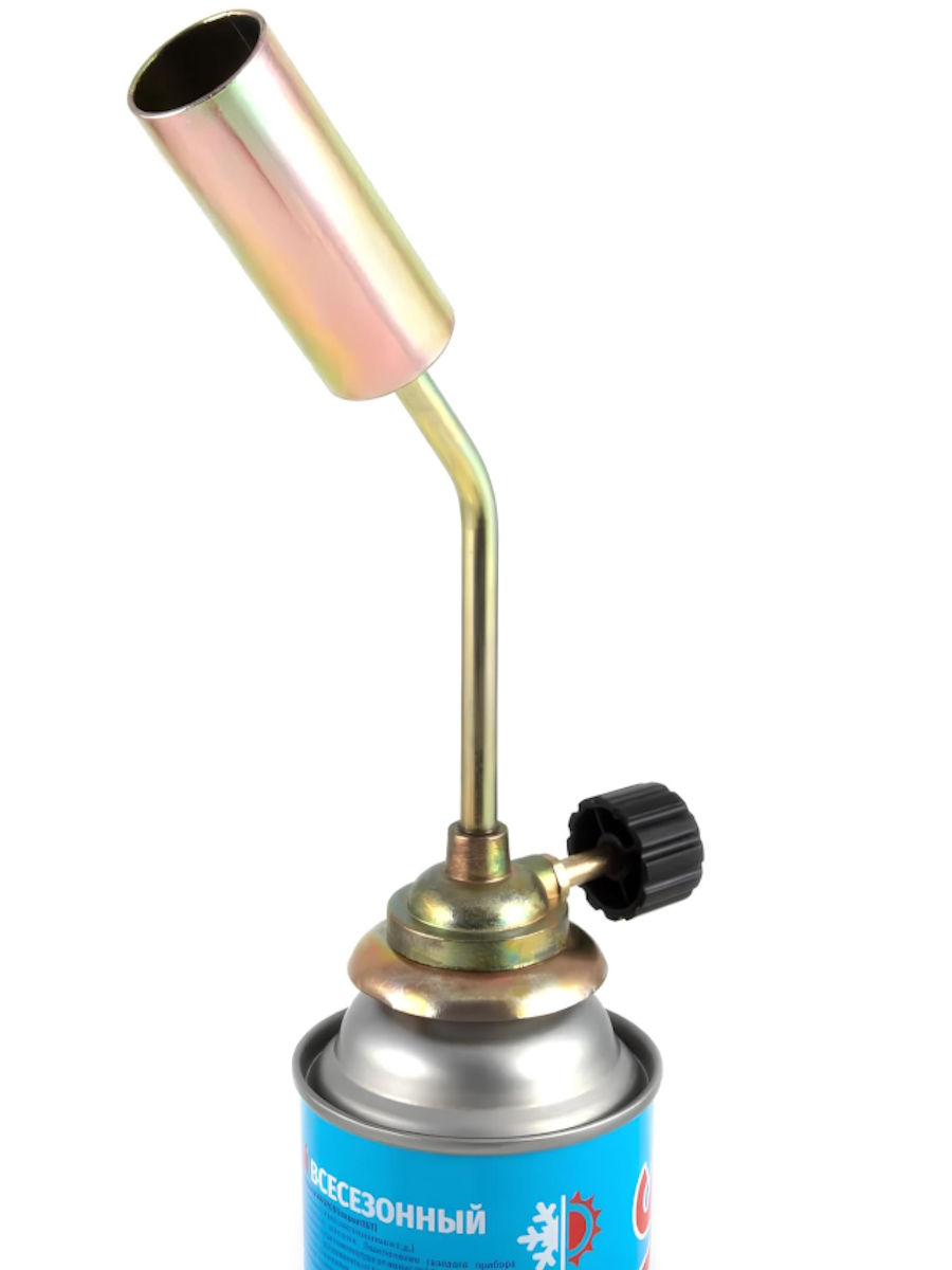 Газовая горелка большая с вентилем