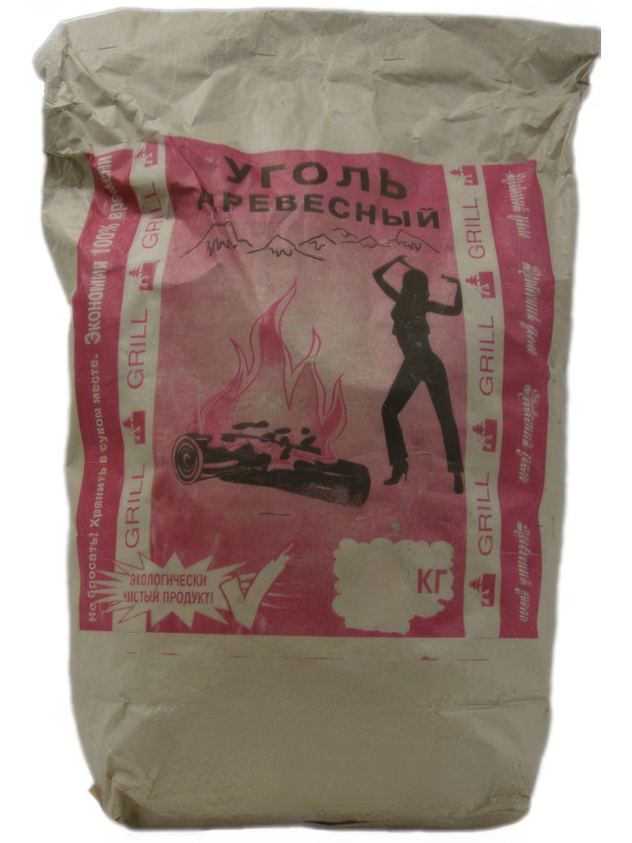 Уголь древесный фас. 5кг 