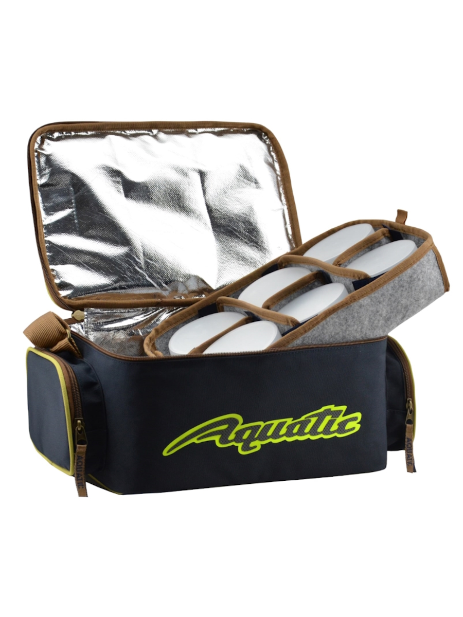 Сумка-термо AQUATIC С-43С (32*23*21 см) с 12 банками, синяя 