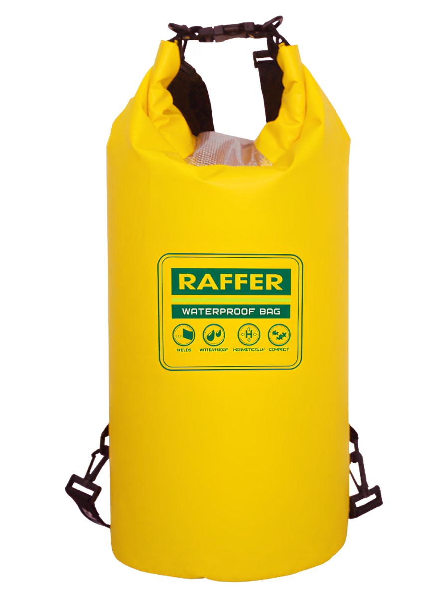 Сумка непромокаемая Raffer XP 20/30л желтая