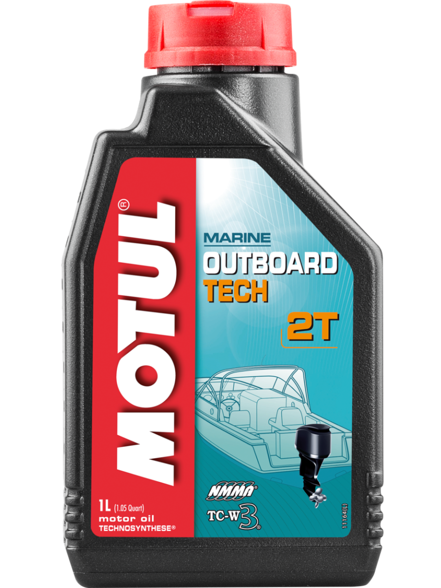 Масло лодочное Motul 2Т п/синт Outboard Tech TC-W3/TC-W/TC-WII, API TD TSC4