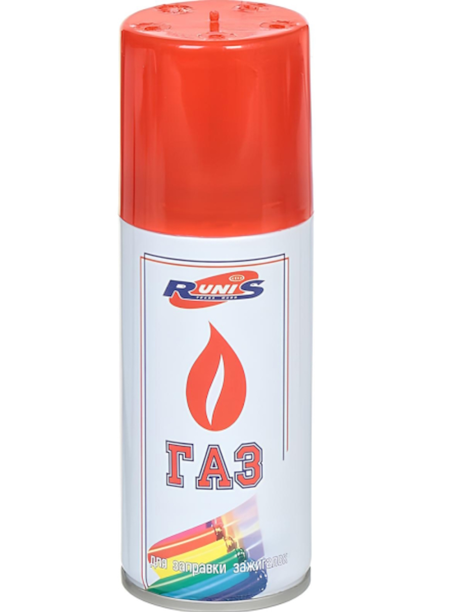 Газ для зажигалок RUNIS, 140мл