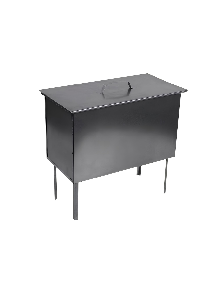 Коптильня 3х-ярусная с поддоном на ножках