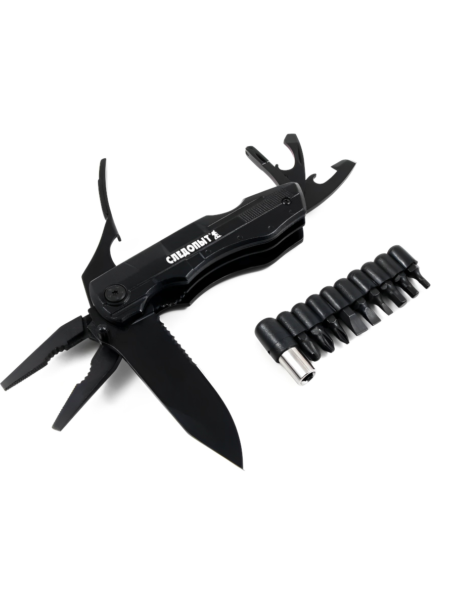 Мультитул ''СЛЕДОПЫТ-ARMADA'', 8 предметов, с набором бит