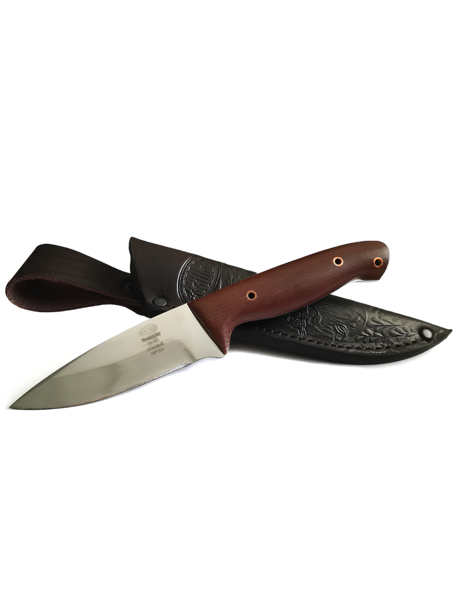 Нож туристич. НР38, ст.ЭИ-107, текстолит 