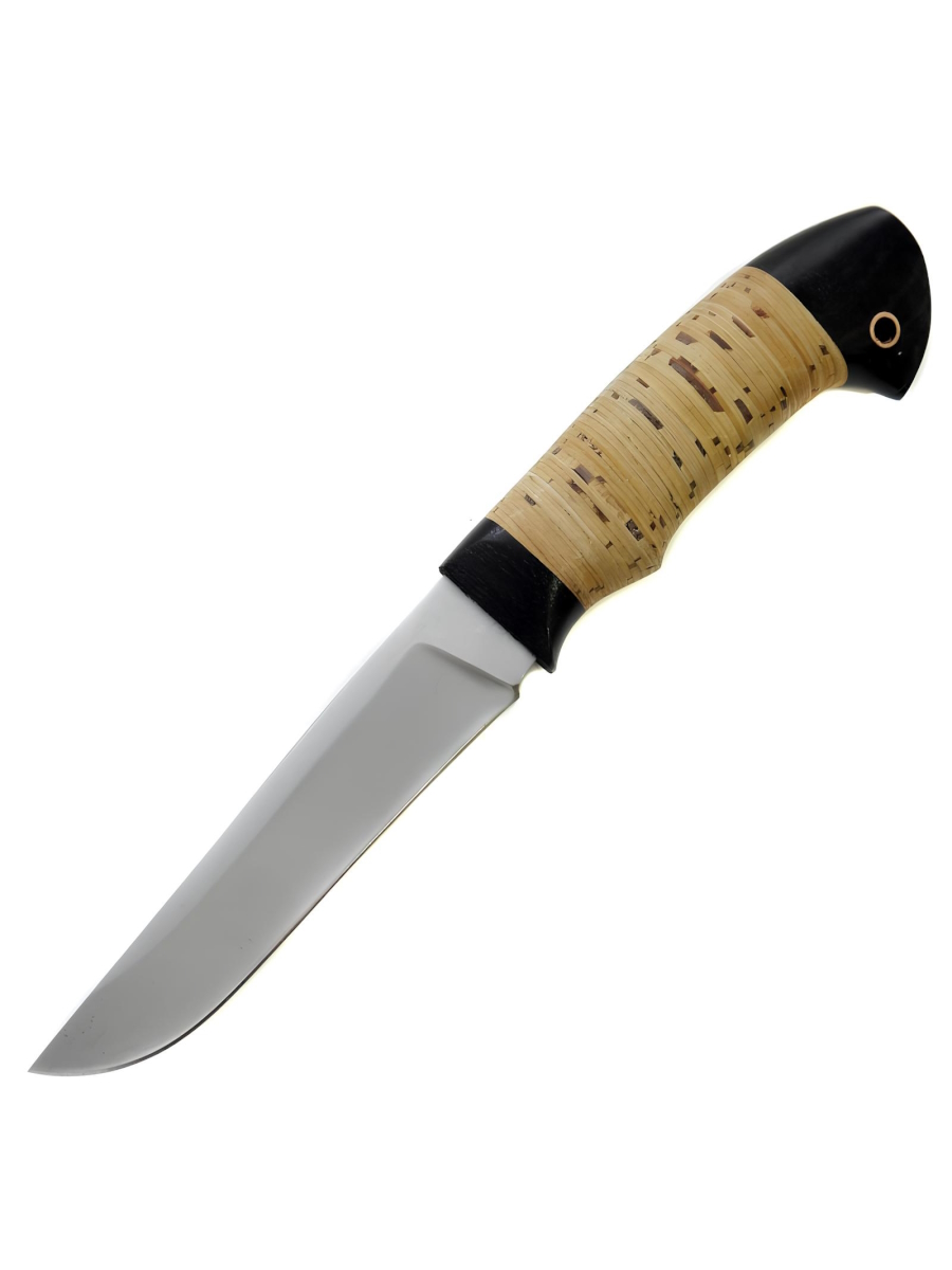 Нож Ястреб кован.ст. Х12МФ, береста 