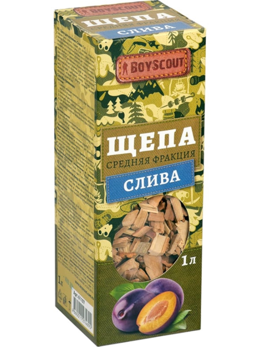 Щепа для копчения 1л