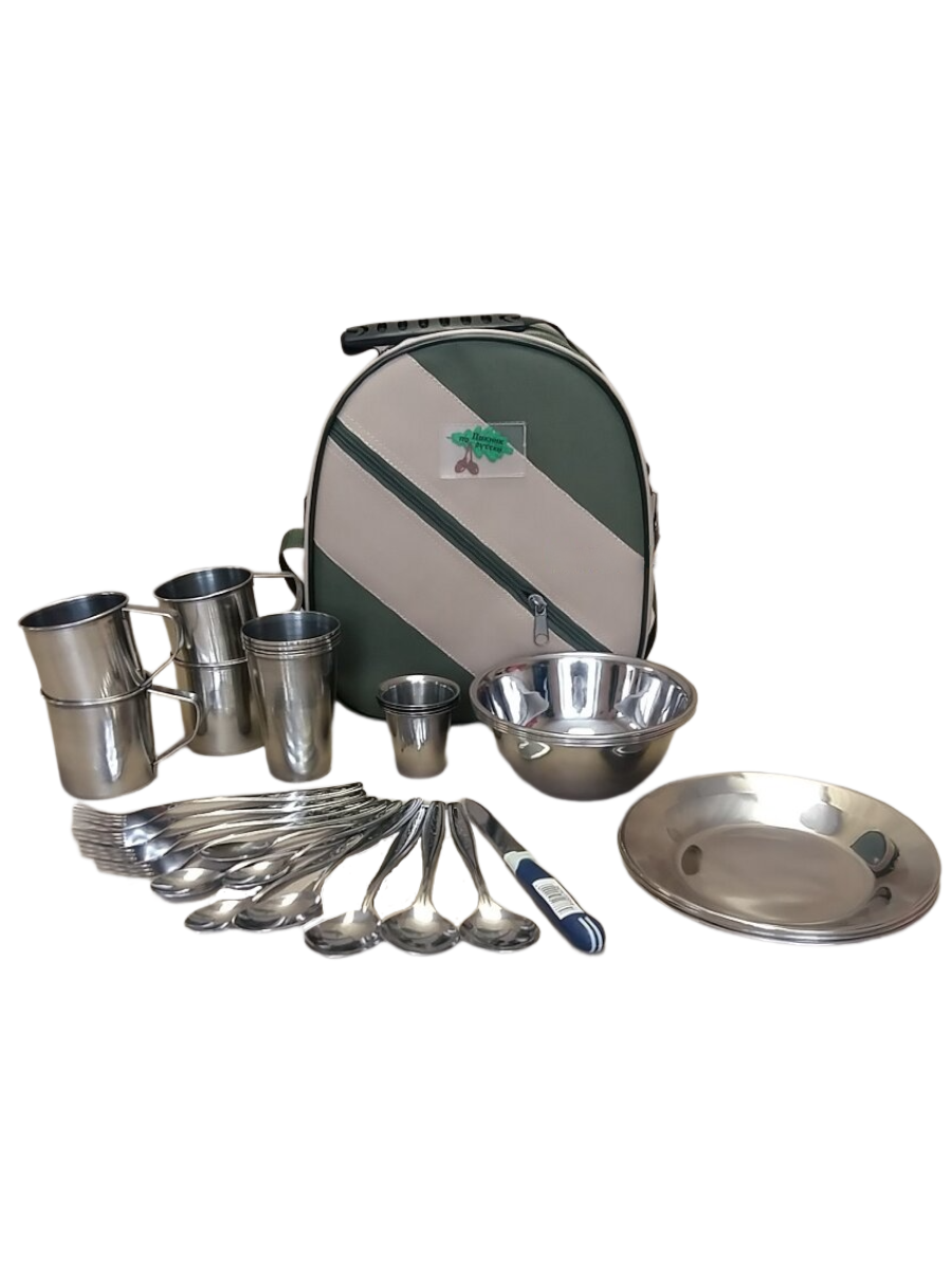 Набор посуды для пикника ''Кейс на 4 персоны''