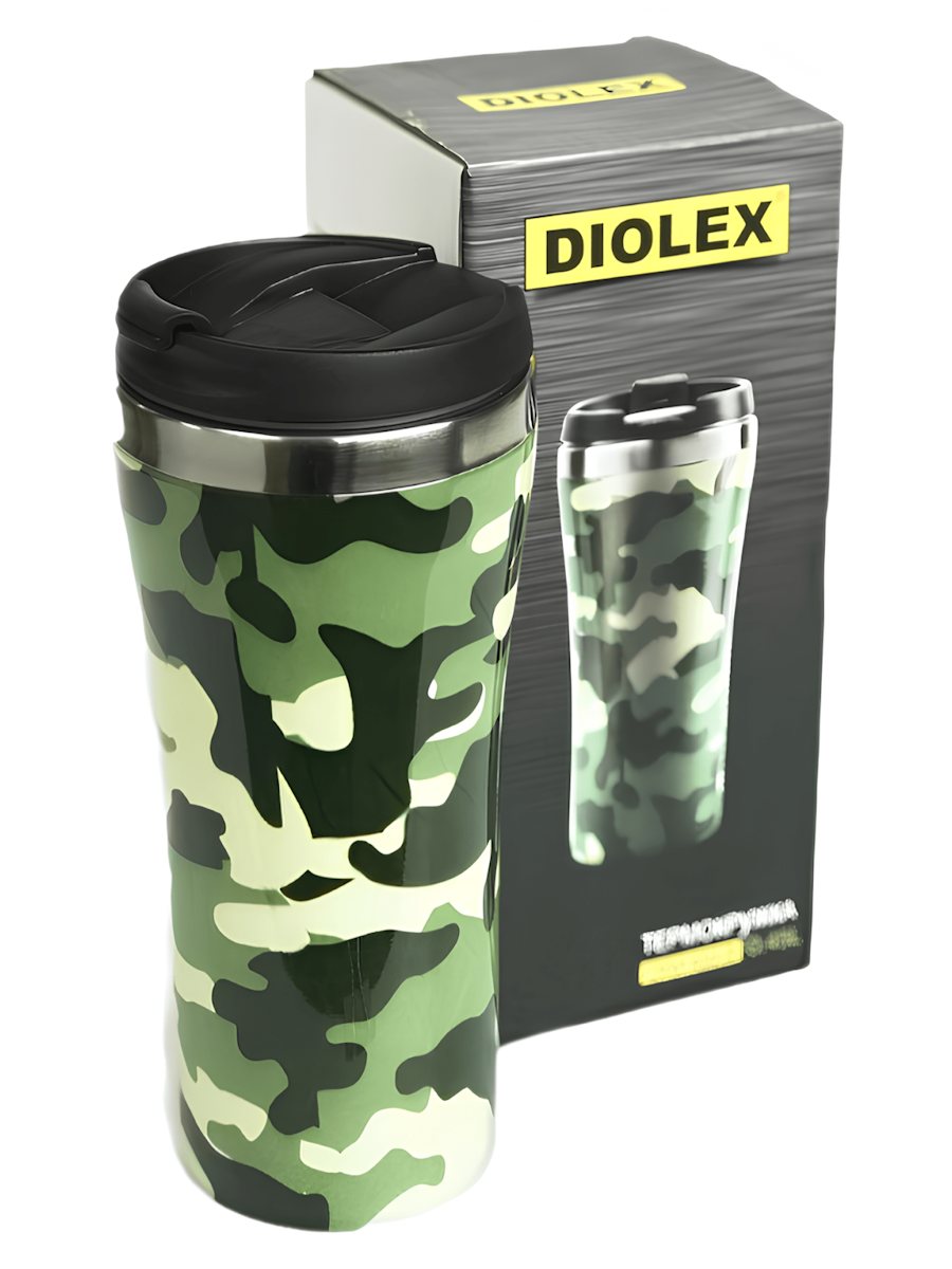 Термокружка Diolex 450 мл DXM-450-3 (Милитари) 