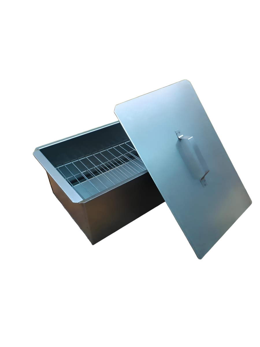 Коптильня 500х270х175 3х-ярусная с поддоном