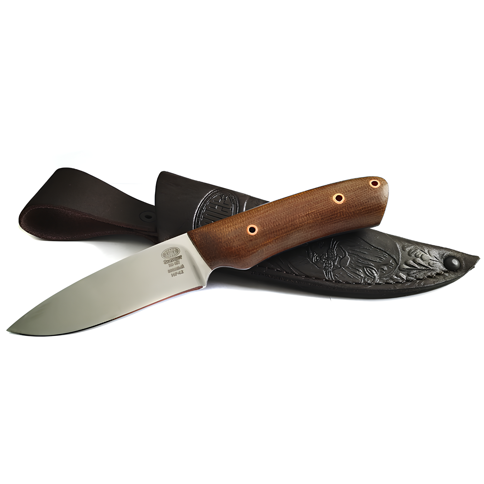 Нож туристич. ''Аркаим'' НР42, ст.ЭИ-107, текстолит 