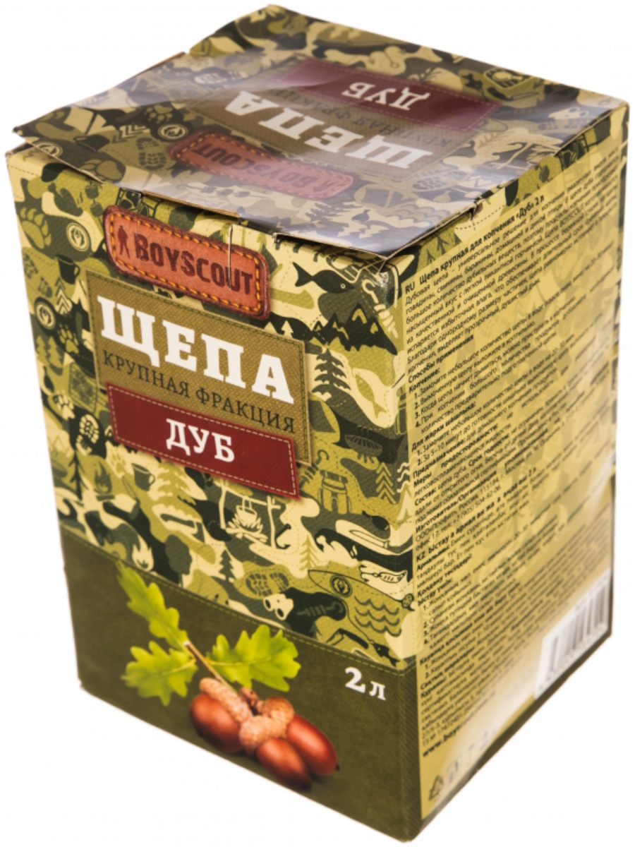 Щепа крупная для копчения 2л