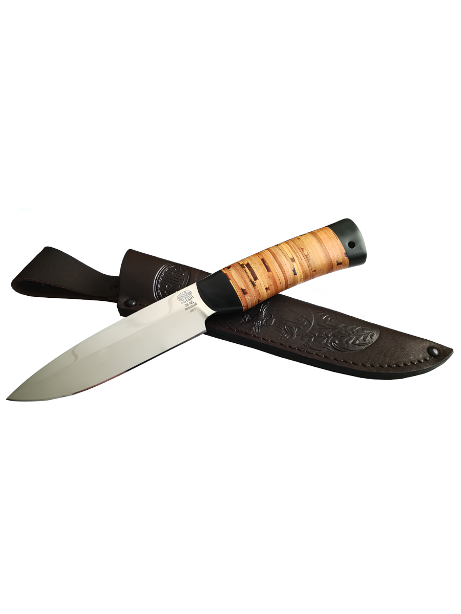 Нож туристич. ''Милорд'' НР3, ст.ЭИ-107, текстолит, береста 