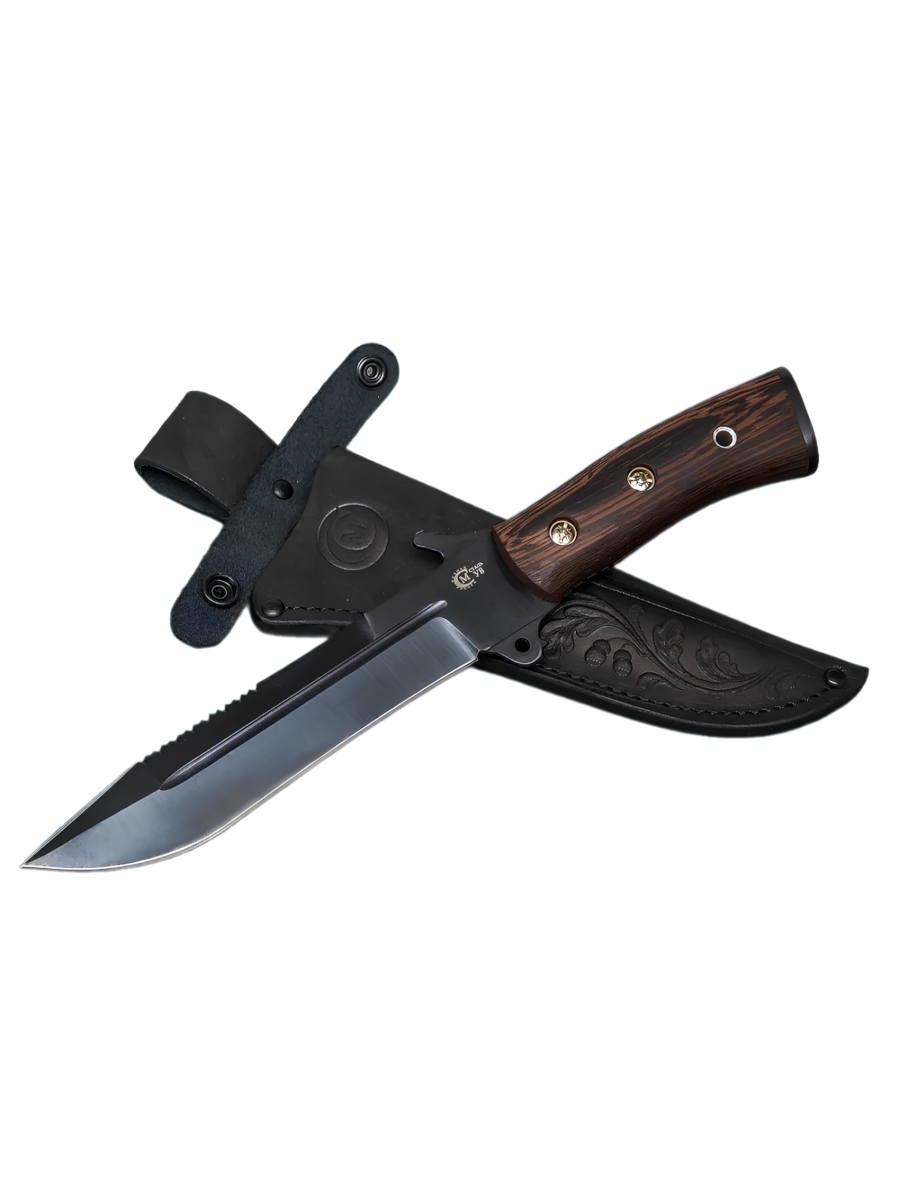 Нож Смерч, ст.У8, рукоять - ценные породы дерева 