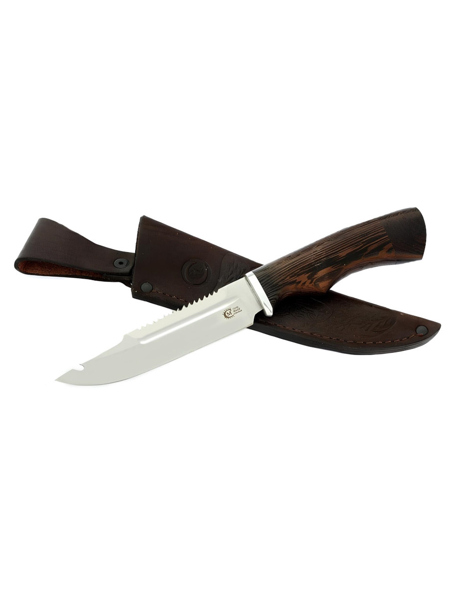 Нож Щука кован.ст. 95х18, венге, литье 