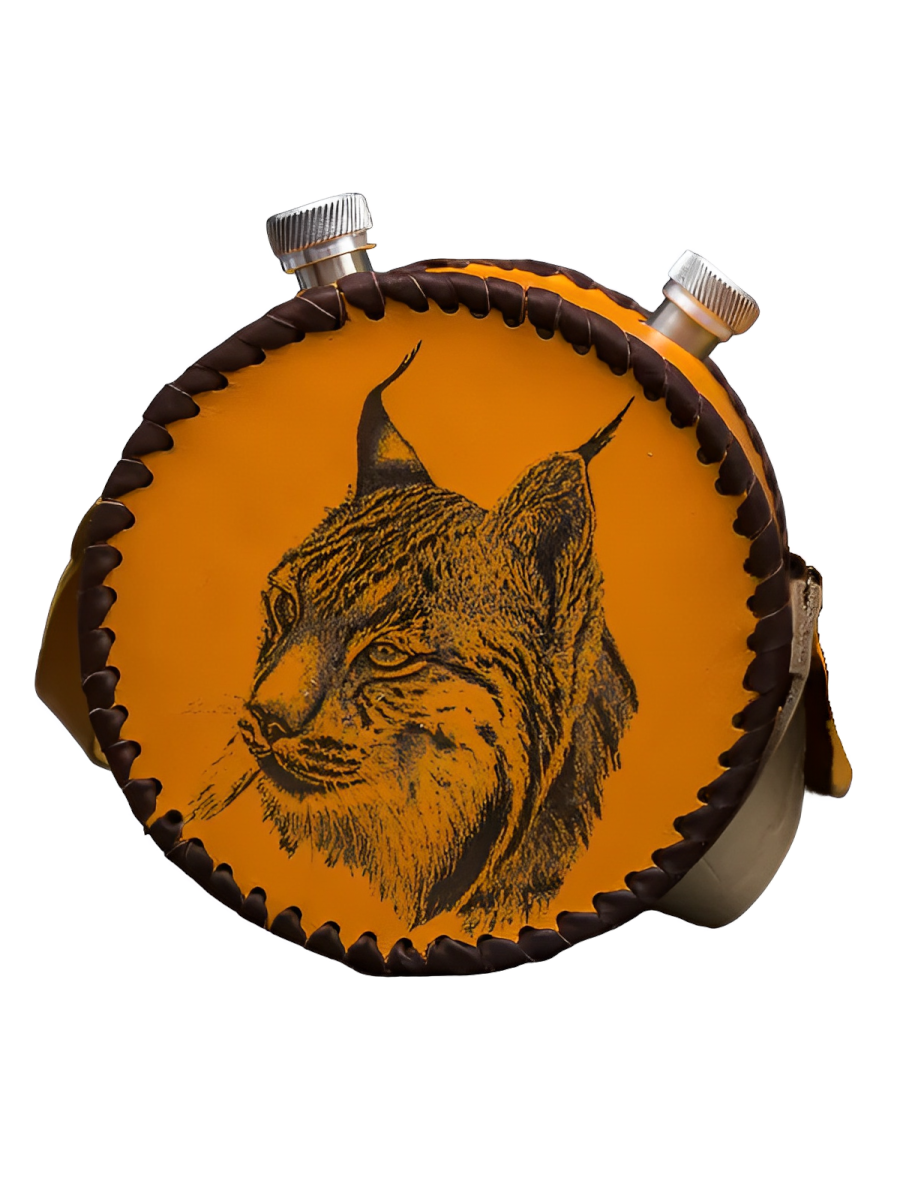 Фляжка в чехле круглая 1,0 л 