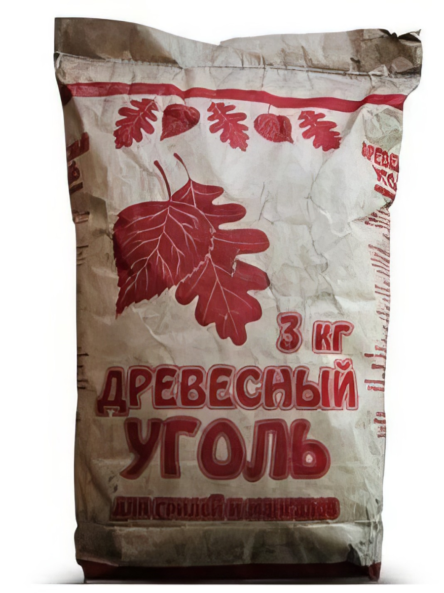 Уголь древесный фас. 3кг 