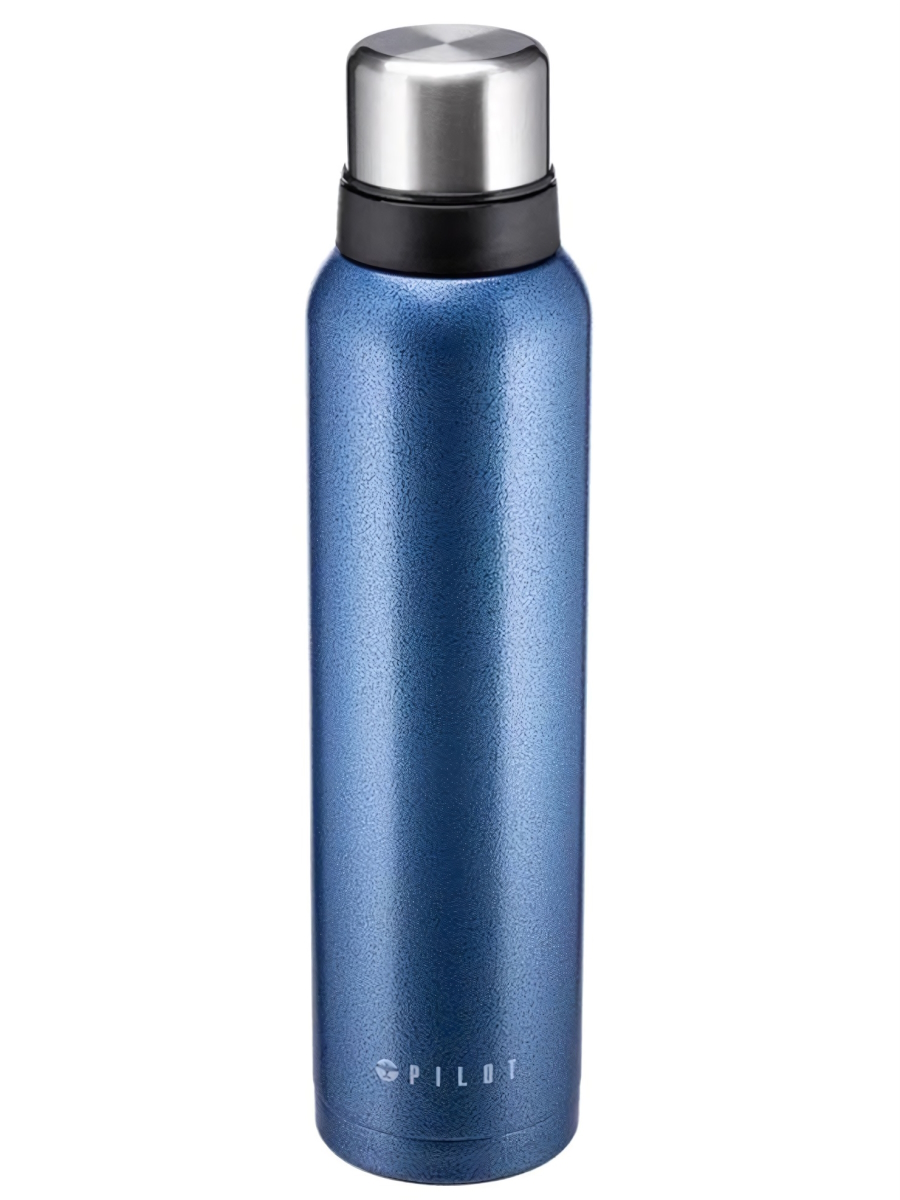 Термос Pilot (1,6л) голубой металлик  PLC-1600-HS 