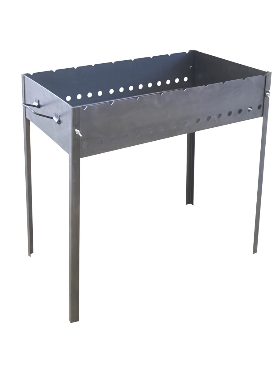 Мангал с ручками без шампуров (сталь 2мм)