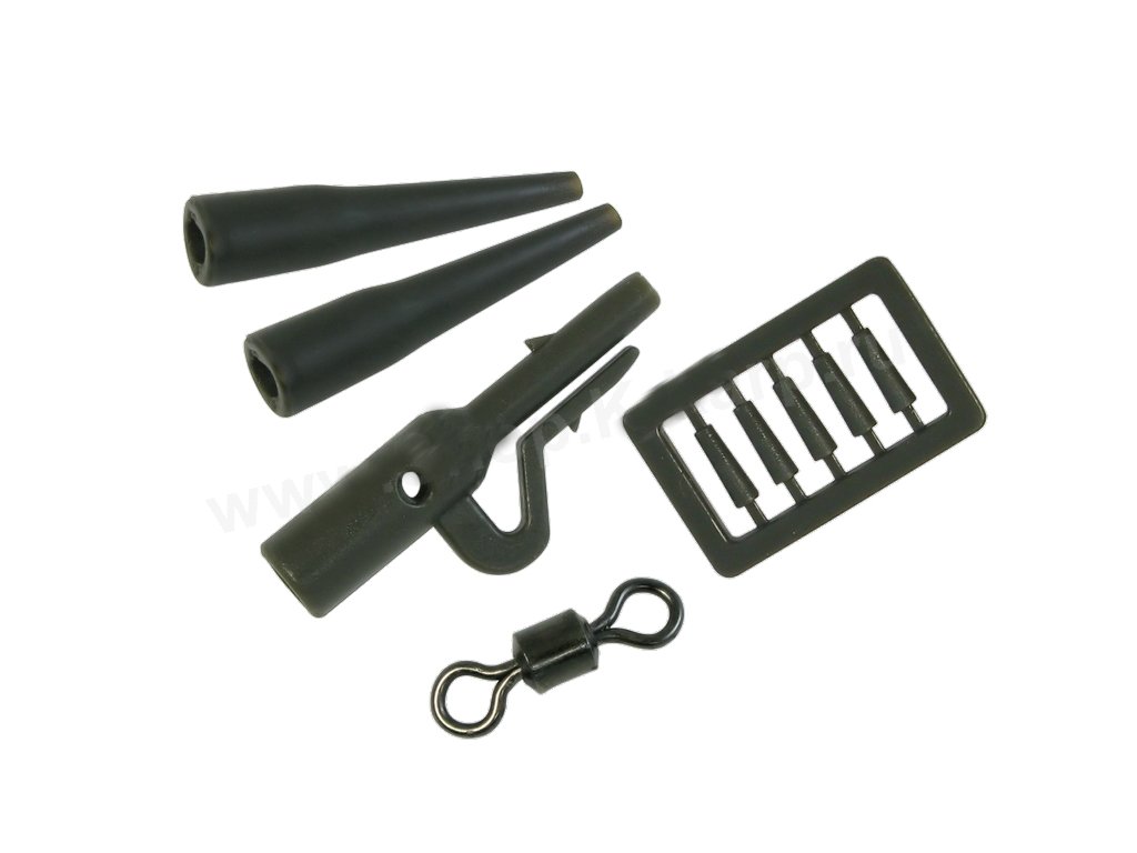 Клипса TRABUCCO K-KARP LEAD CLIP SET арт.190-00-430 (Набор - Клипса+Резиновые ко
