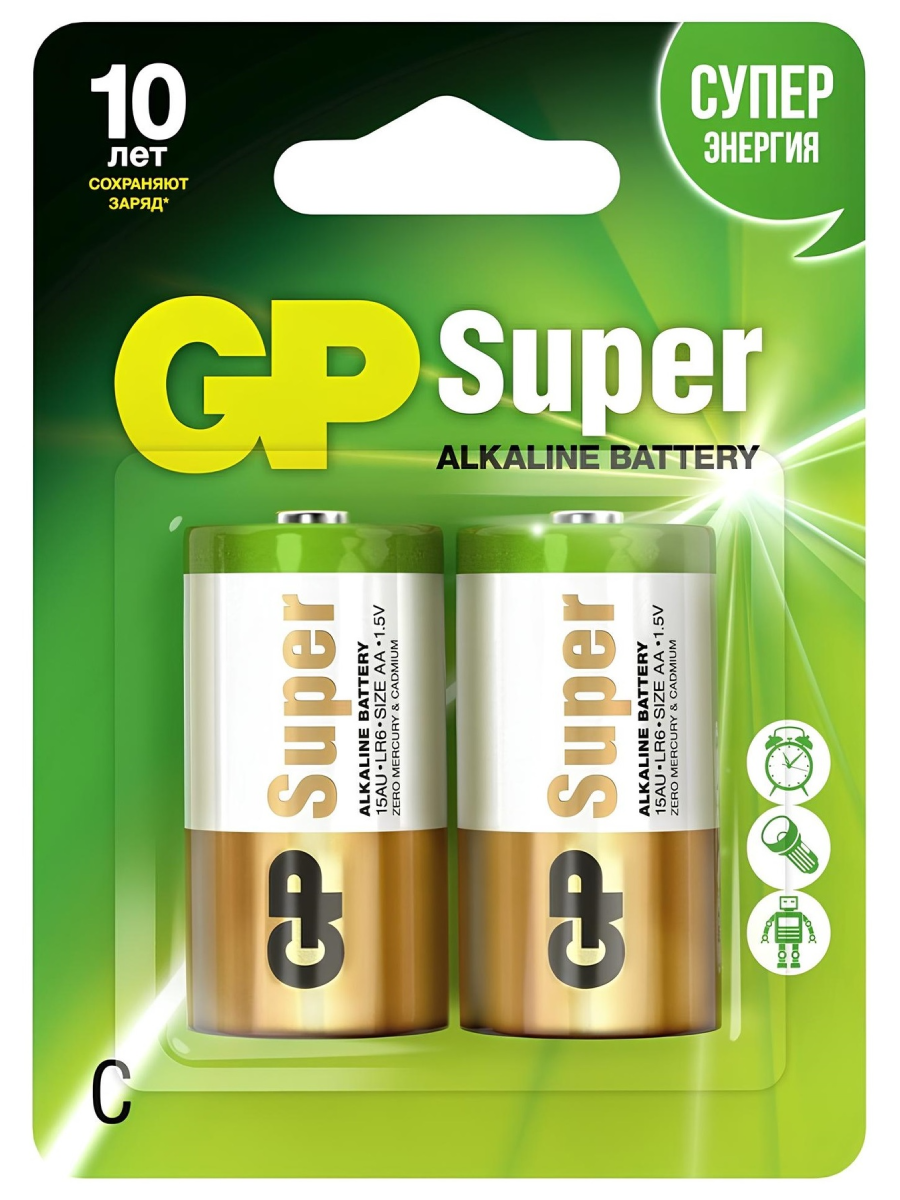 Батарейка  GP Super Alkaline 14A ( форм-фактор C)